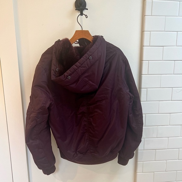 Purple Bomber Jacket - Picture 4 of 5